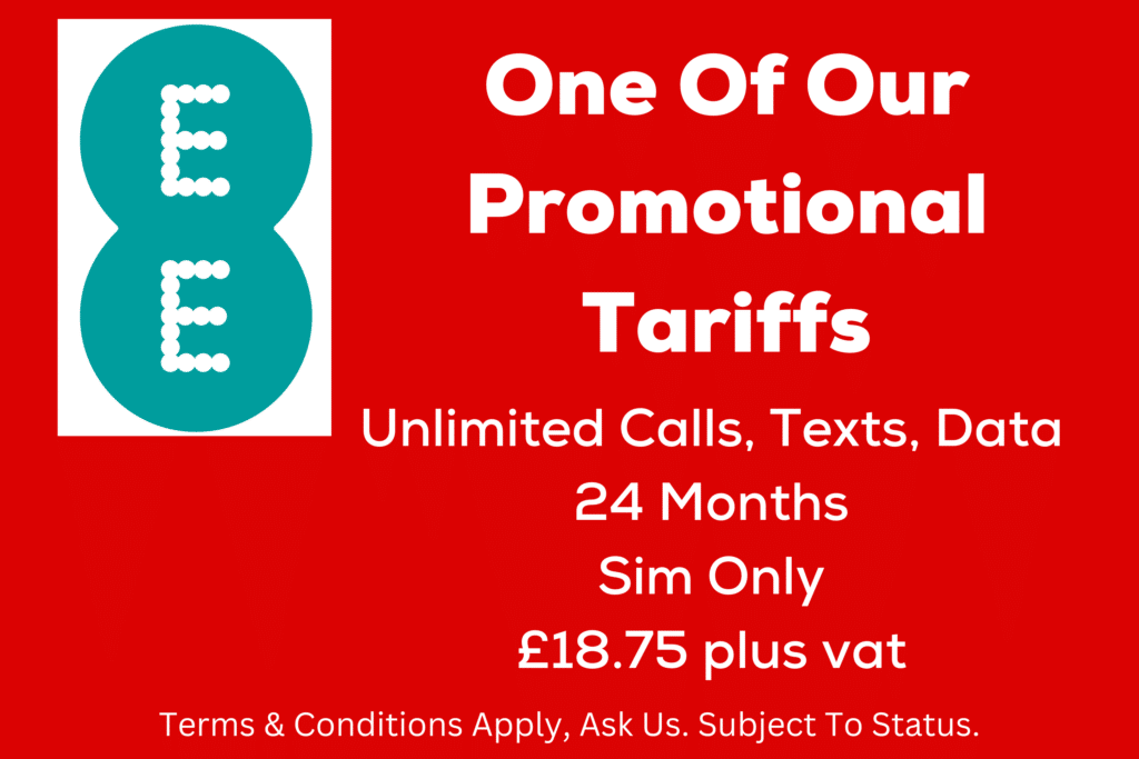 unlimited texts, data, calls only £18.75 per month